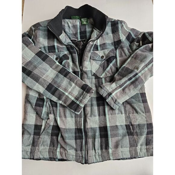 Other - Stillwater Supply Jacket teal/black plaid  Size XL